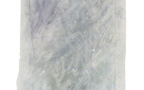 Tempête de neige, acrylique sur toile, encadrement en mousse polyéthylène, Marie-Claire Raoul