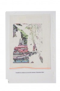 Transfer from the tracing paper to tapestry, second try