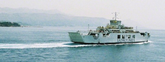 Ferry boat sailing from Ancône (Italy) to Split (Croatia), Jadrolinia shipping company, Marie-Claire Raoul