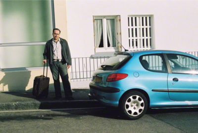 Franck et la Peugeot 206, rue Paul Fort, simulation du départ, vue 1