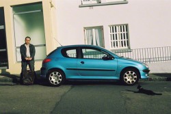 Franck and the Peugeot 206, rue Paul Fort in Brest, view 2