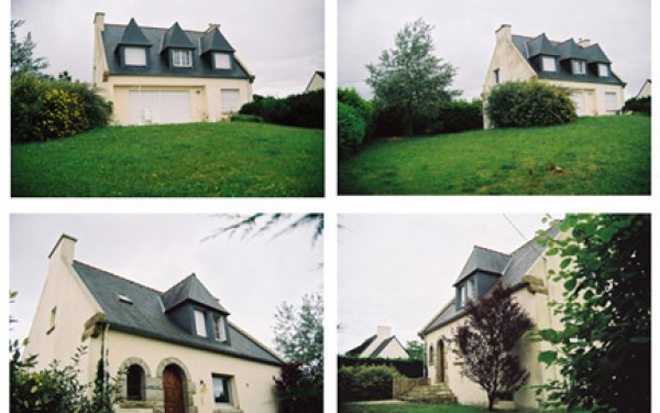 La maison de Kerzafloc'h, montage de 4 photographies