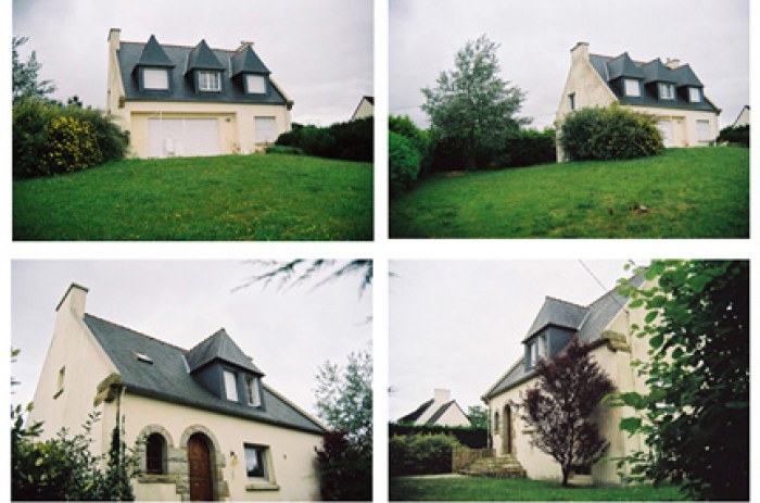 La maison de Kerzafloc'h, montage de 4 photographies