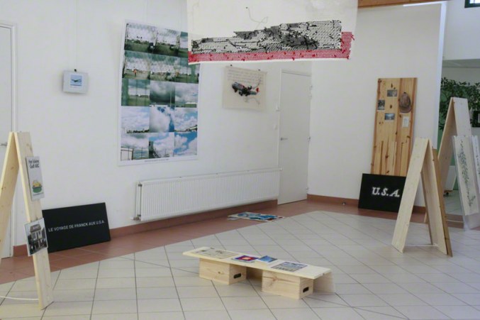 [NEVER MADE IT BACK] view of the exhibition, Milizac, February 2011, Marie-Claire Raoul