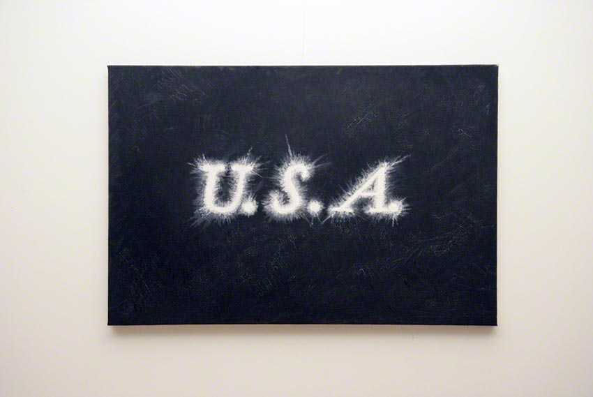 U.S.A., oil on canvas, 75cm*55cm, Marie-Claire Raoul