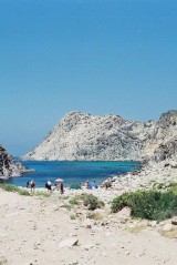 Sardinia, pebble beach, July 2001