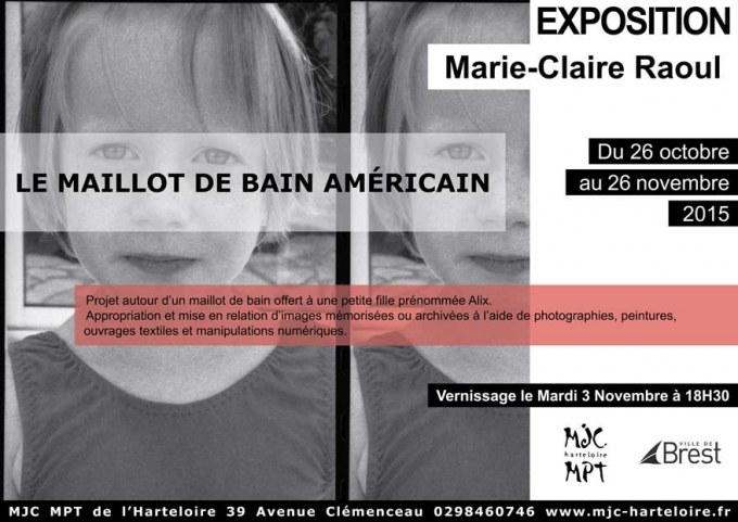 Exposition du 26 octobre au 26 novembre à la MPT MJC de l'Harteloire à Brest