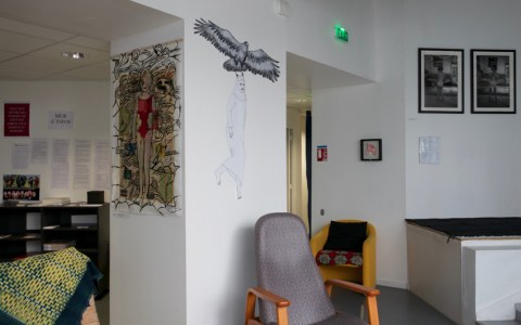 Vue de l'exposition [lcause s'expose], Maison Pour Toutes L'cause, Brest, novembre 2015 à janvier 2016