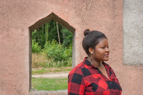 Déborah, bois de Keroual, 24 juin 2017, photographie de Marie-Claire Raoul
