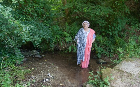 Sylvie, bois de Keroual, 22 juin 2017, photographie de Marie-Claire Raoul