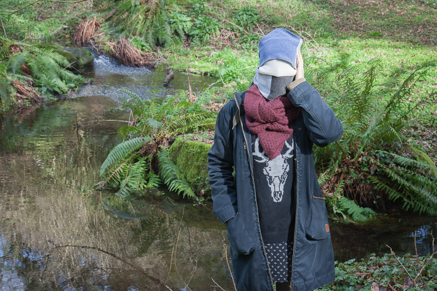 Anna, bois de Keroual, 23 février 2017, série photographique [Je voudrais aller me promener dans les bois], résidence espace Lcaus, © Marie-Claire Raoul, Marie-Claire Raoul