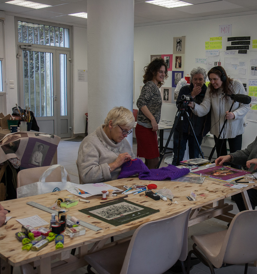 Atelier #8 Paroles et images de femmes, 28 février 2018, Osons filmer, canal Ty Zef, Véronique Pondaven, Marie-Claire Raoul, Local de la Pointe, Brest