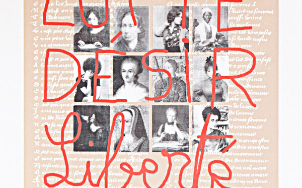 Sérigraphie, lutte-désir-liberté, Marie-Claire Raoul