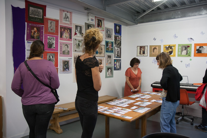 Présentation par Marie-Claire Raoul de l'exposition "Paroles et images de femmes", dans le cadre de l'académie d'été 2018 "Etudes sur le genre" organisée par l'UBO et l'université de Rennes.