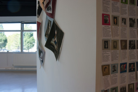 Présentation de l'exposition Paroles et images de femmes par l'artiste plasticienne Marie-Claire Raoul, à la galerie Les Abords, dans le cadre de l'académie d'été 2018 Etudes sur le genre organisée par l'UBO et l'université de Rennes.
