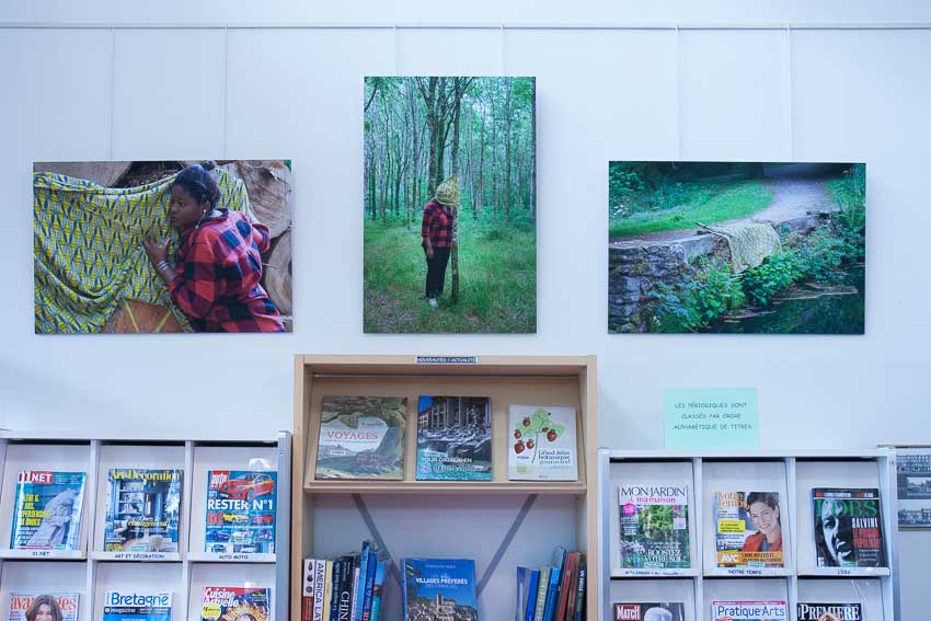 Vue de l'exposition de photographies [État second] de Marie-Claire Raoul,médiathèque St Martin à Brest, du 19 janvier au 2 mars 2019, Marie-Claire Raoul