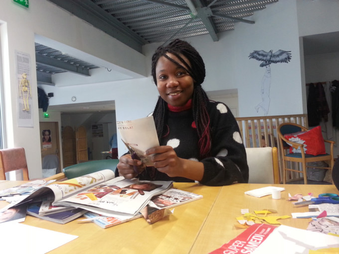 Séquence 3 de l'atelier [femmes créatrices femmes libres] de Marie-Claire Raoul, 15 mars 2019, Joselyn