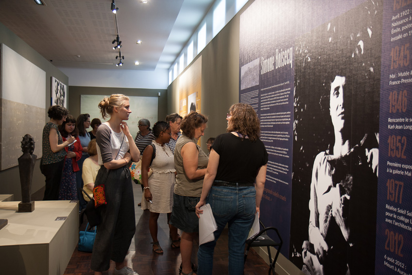 Visite de l'exposition [La vraie vie est ailleurs !] au musée des Beaux-Arts de Brest le 4 juillet 2019 dans le cadre de l'atelier [Femmes créatrices, femmmes libres] de Marie-Claire Raoul