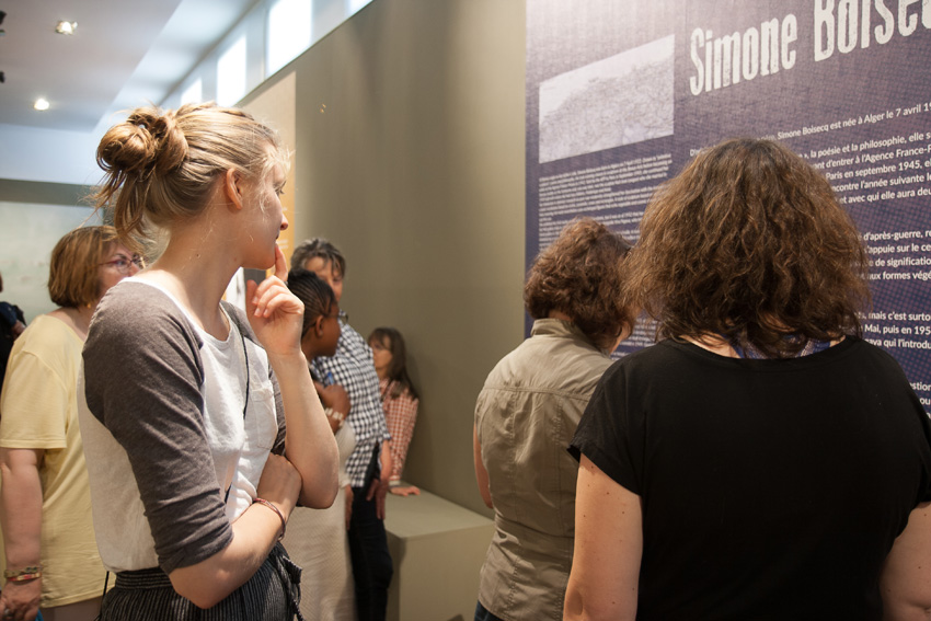 Visite de l'exposition [La vraie vie est ailleurs !] au musée des Beaux-Arts de Brest le 4 juillet 2019 dans le cadre de l'atelier [Femmes créatrices, femmmes libres] de Marie-Claire Raoul