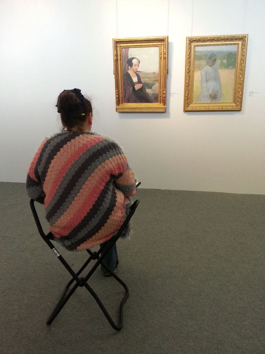 Atelier [Femmes créatrices, femmes libres], 23 mai 2019, séquence 10, dessin au musée des Beaux-Arts de Brest avec Marie-Claire Raoul