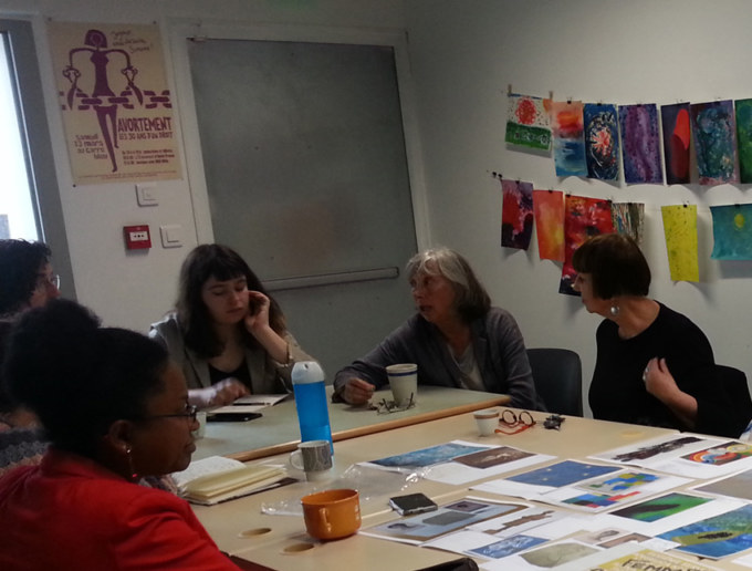 Atelier [Femmes créatrices, femmes libres], séquence 13, debriefing, 14 juin 2019 à la Maison Pour Toutes Lcause avec Marie-Claire Raoul