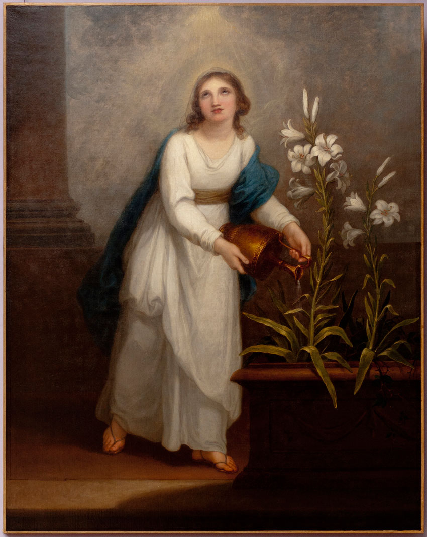 Allegorie chrétienne d'Angelica Kauffmann, huile sur toile, 1798