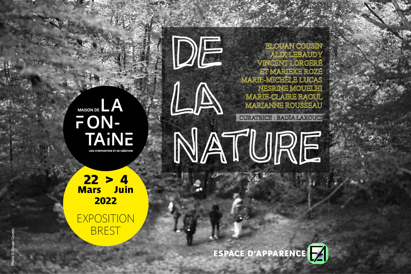 Visuel de l'exposition [De la nature. Escale 1 — Brest] du 22 ùars au 4 juin 2022