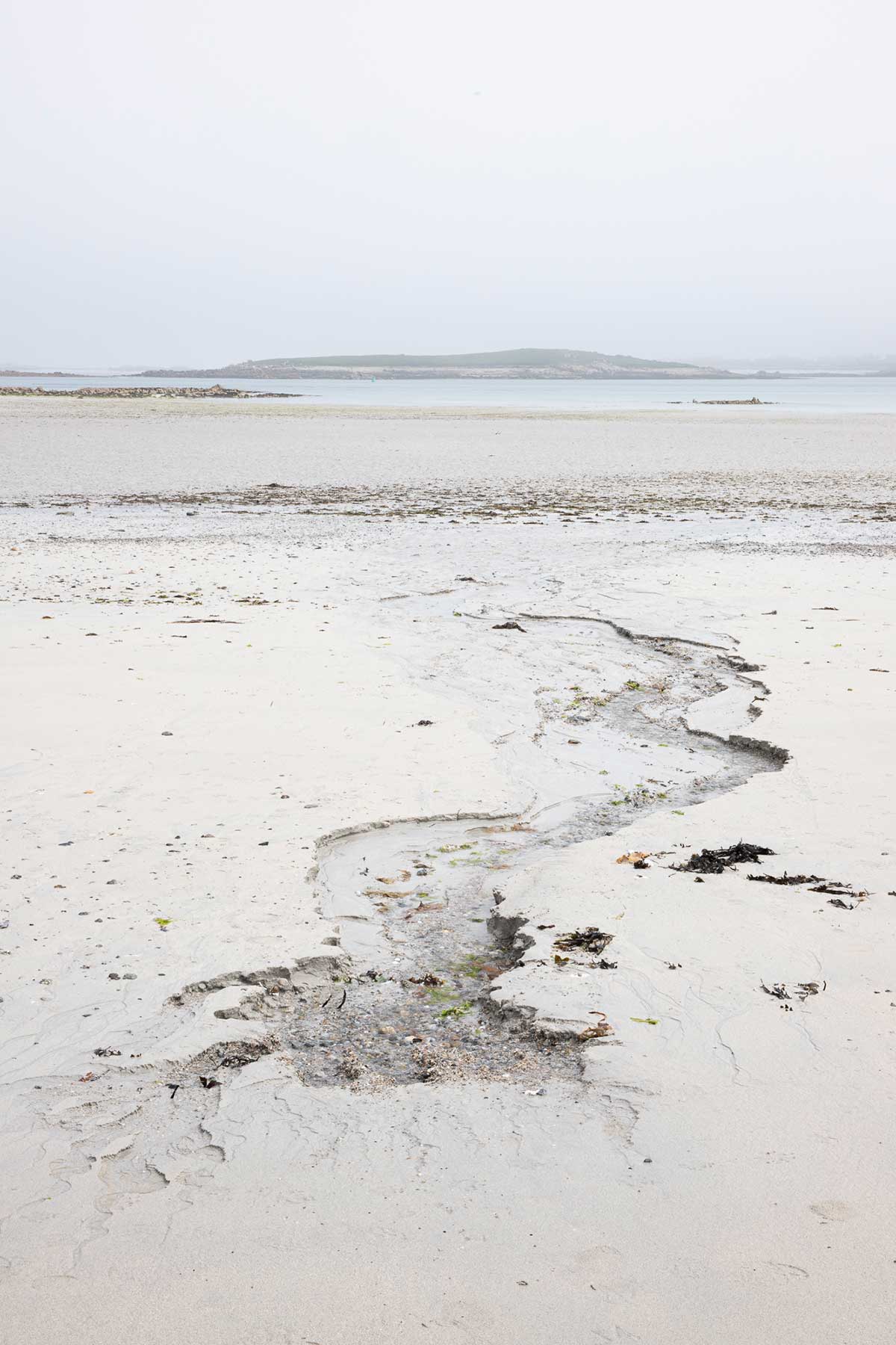 La résurgence sur la plage de Korn ar Gazel, le matin, 27 mai2022, Marie-Claire Raoul